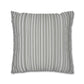 French Provincial Grey and White Stripes