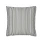 French Provincial Grey and White Stripes