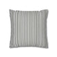 French Provincial Grey and White Stripes