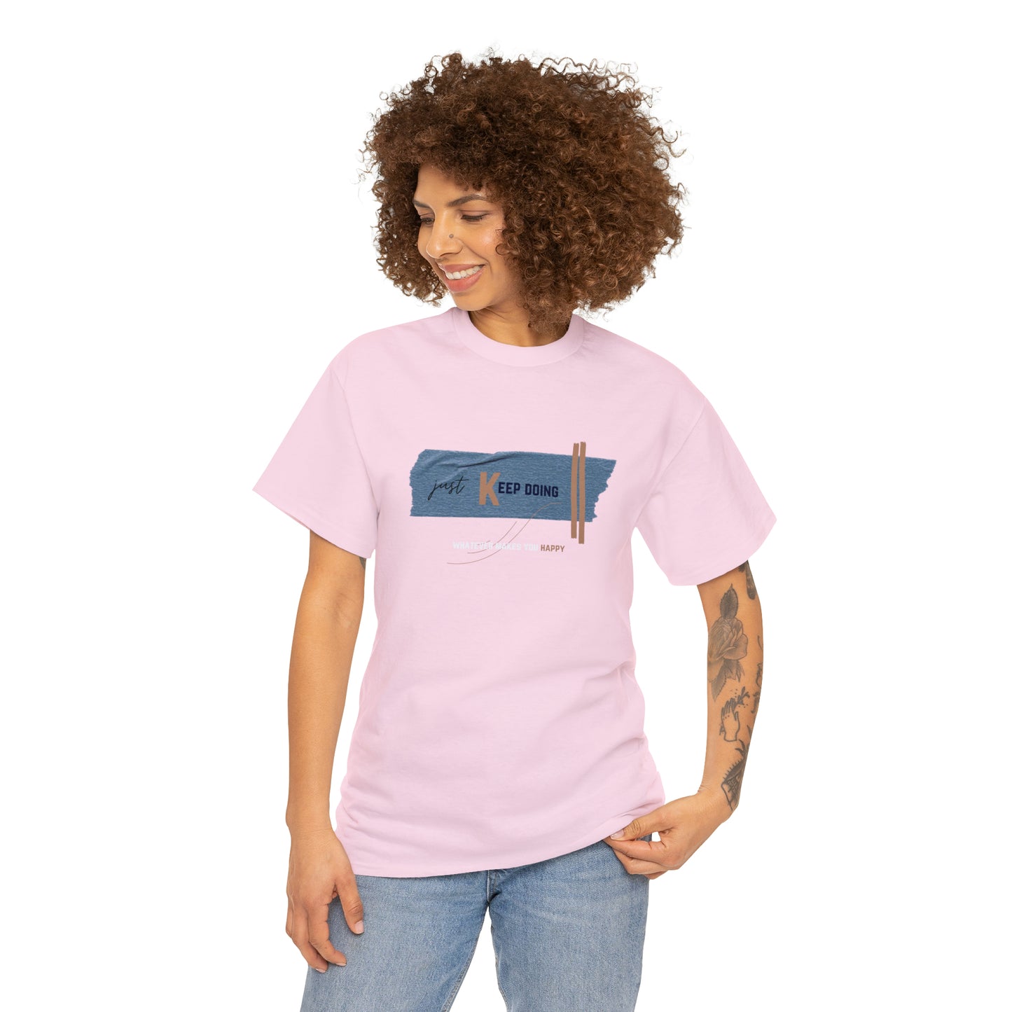 Unisex Heavy Cotton Tee - Keep Doing