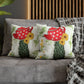 Teapot Cactus. Cushion Cover.