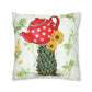 Teapot Cactus. Cushion Cover.