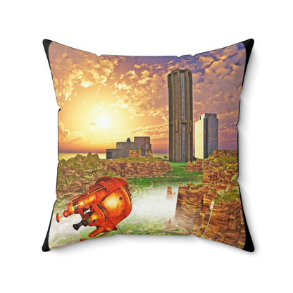 Ditmar (Dick) Jenssen - Evening Haze Cushion Cover