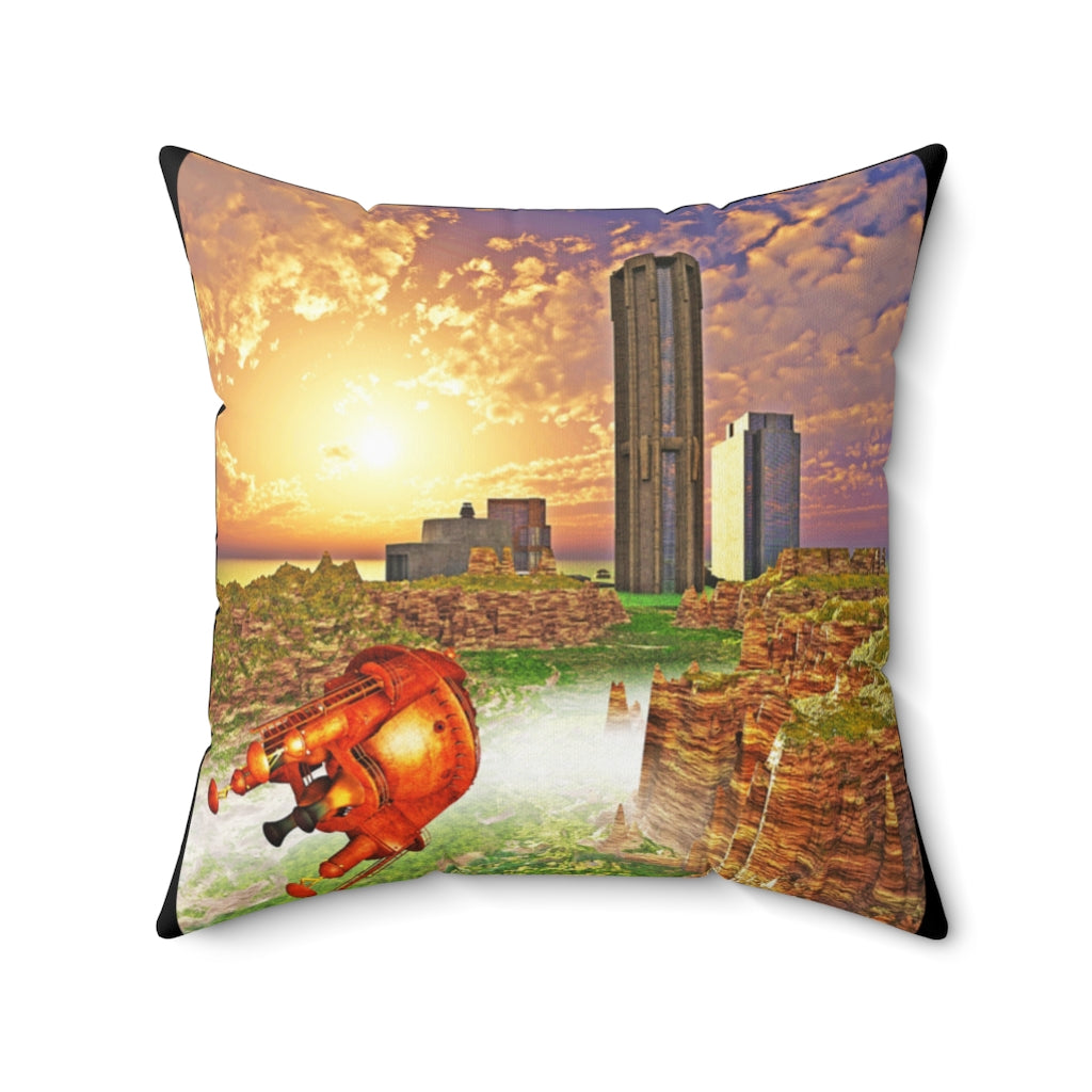 Ditmar (Dick) Jenssen - Evening Haze Cushion Cover