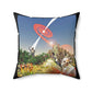 Ditmar (Dick) Jenssen - Alien Encounter Cushion Cover