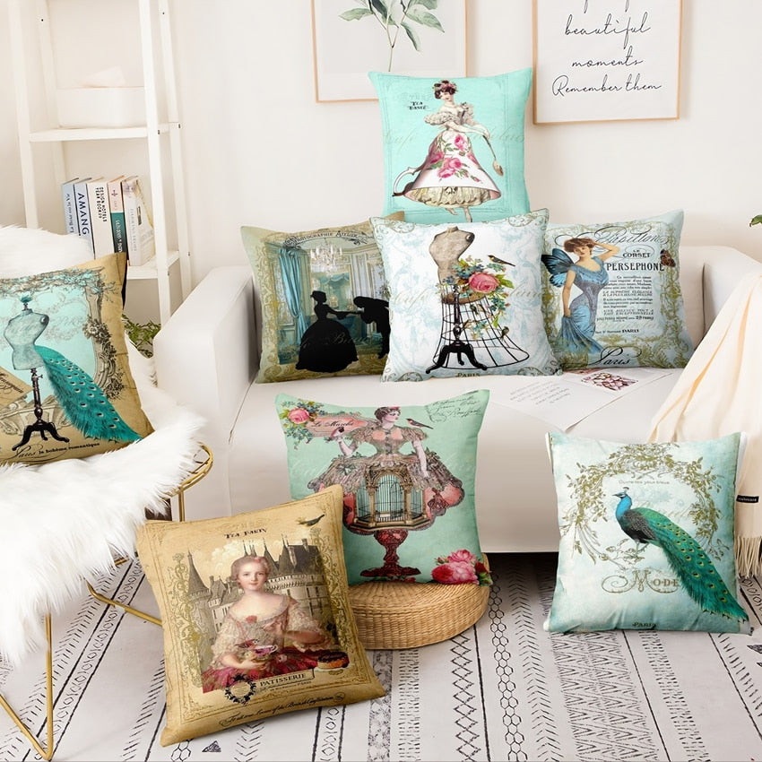 Vintage Baroque Cushion Covers.