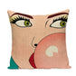 Pop Art Red Shoes Cushion Cover