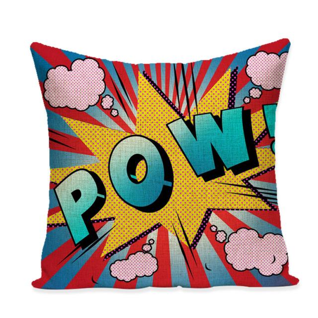 Pop Art Red Shoes Cushion Cover