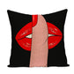 Pop Art Red Shoes Cushion Cover