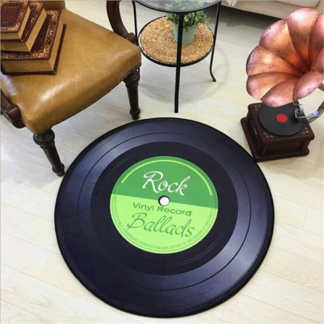Vinyl Record Rug Collection!