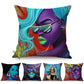 Portrait Pop Art Cushion Covers.