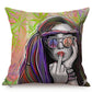 Portrait Pop Art Cushion Covers.