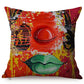 Portrait Pop Art Cushion Covers.