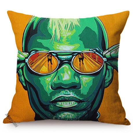 Portrait Pop Art Cushion Covers.