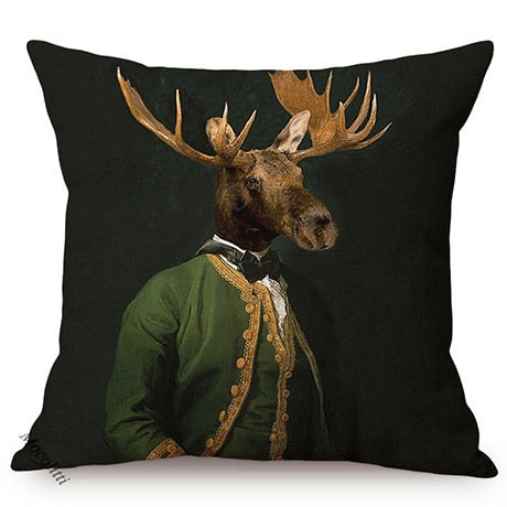 The Distinguished Animals Cushion Cover Series.