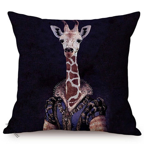 The Distinguished Animals Cushion Cover Series.