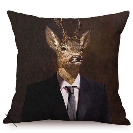 The Distinguished Animals Cushion Cover Series.