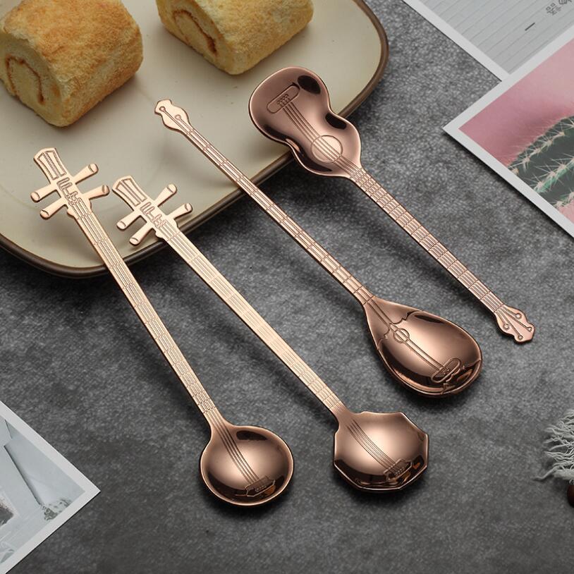 Guitar Shaped Coffee Stirring Spoon