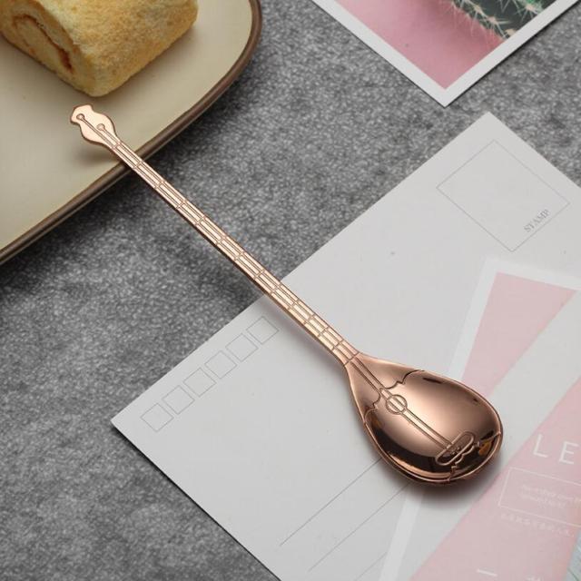 Guitar Shaped Coffee Stirring Spoon