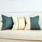 Teal and Cream Cushion Covers