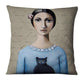 The Painted Girl Cushion Covers.