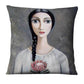 The Painted Girl Cushion Covers.