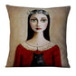 The Painted Girl Cushion Covers.