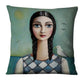 The Painted Girl Cushion Covers.