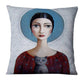 The Painted Girl Cushion Covers.