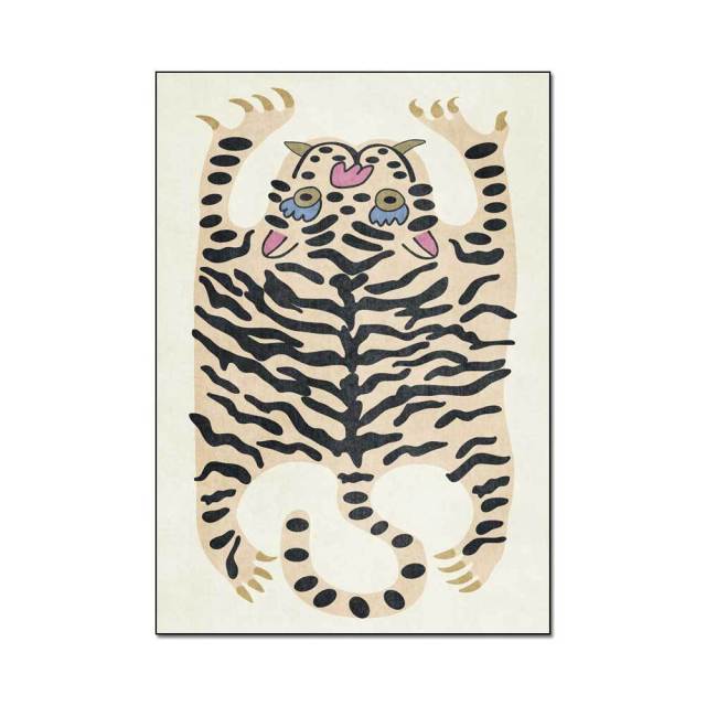 Flat Tiger Rug