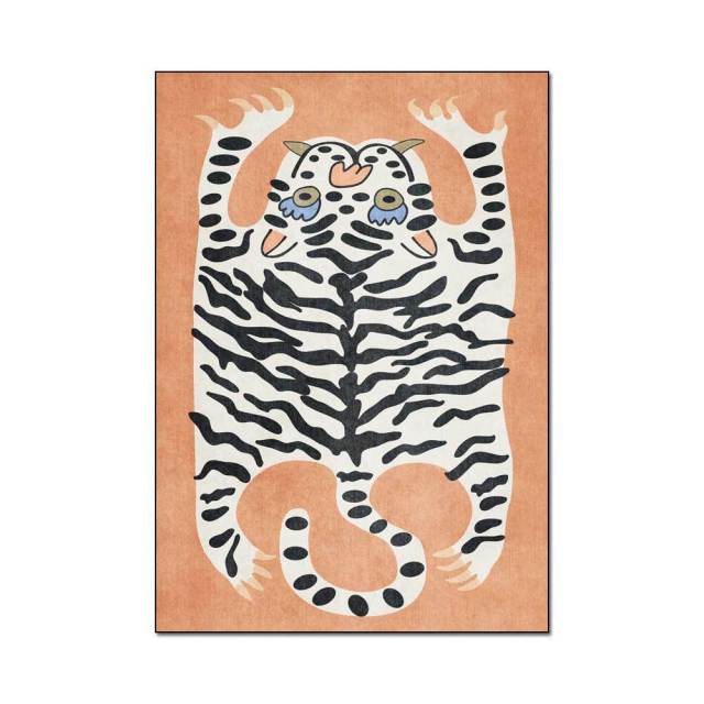 Flat Tiger Rug