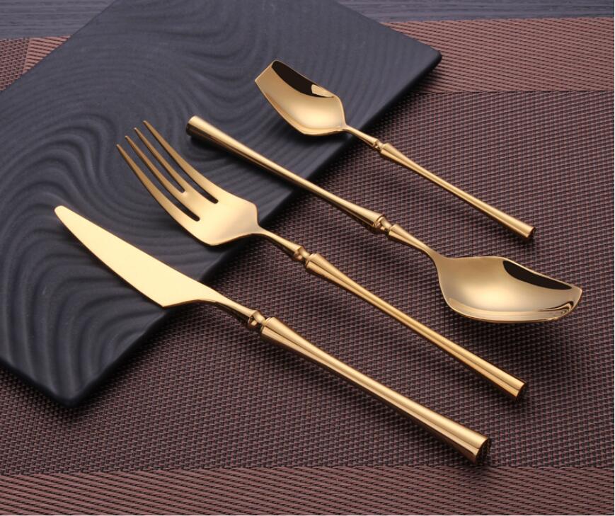 Elegant Four-Piece Cutlery Set.