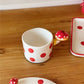 Red Spotted Tea Set