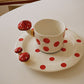 Red Spotted Tea Set