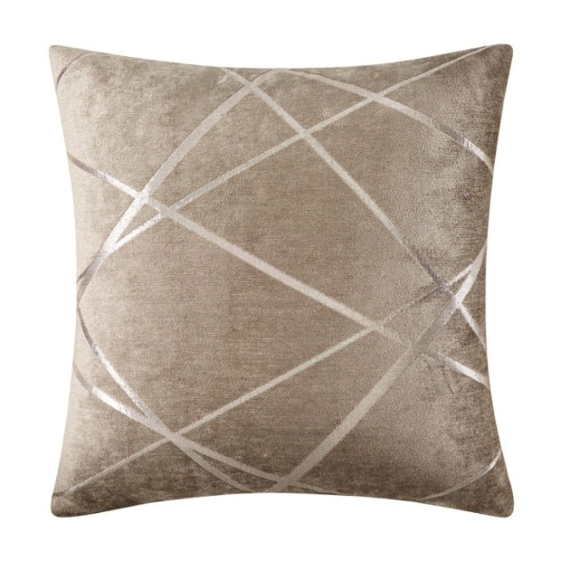 Geometric Jacquard Cushion Covers.